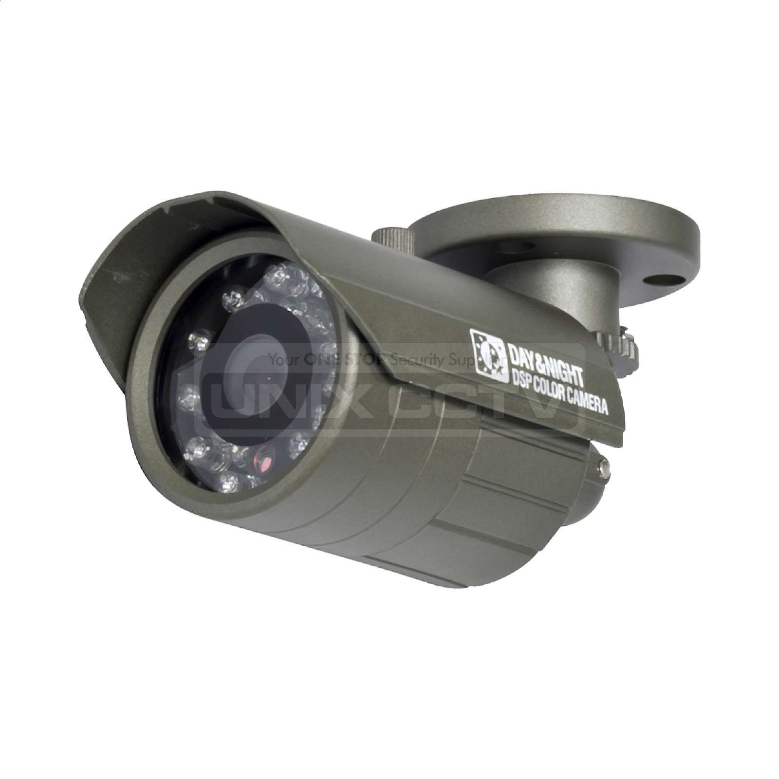 Outdoor IR Bullet IR-8824 | Analog 420 TVL, Sony CCD, 3.6mm Fixed Lens, 60ft IR Range, DC 12V