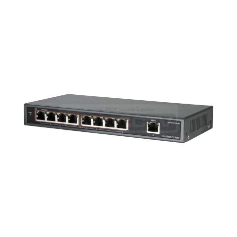 8+1 PoE Switch, 8CH PoE + 1CH Uplink, 123W