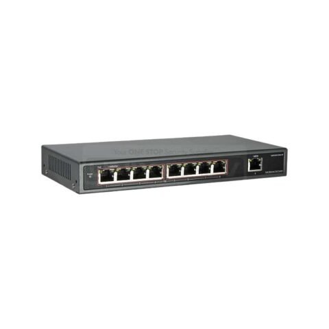9 Port 10/100Base-TX with 8 Port PoE Switch