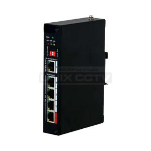Eyemax 5-Port PoE Extender with 4-Port PoE Out and 1-Port PoE In