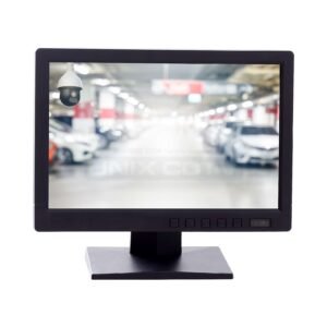 Eyemax E1008HVB | 10in CCTV Monitor, Wide Angle View, BNC Loop Out, up to 1080p Input Signal, HDMI + VGA + BNC IN + Audio In, Speaker Built-in