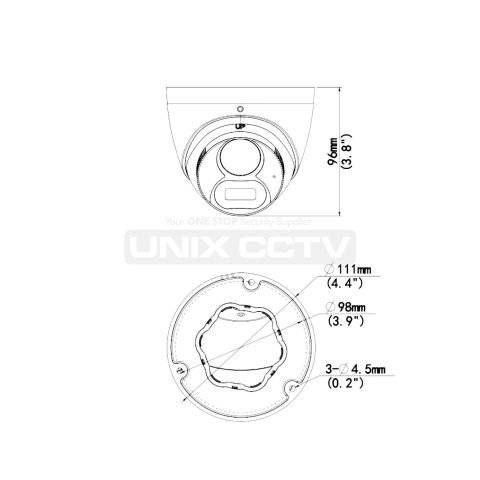 Prime 2MP Night Color 4-In-1 Coax Turret Camera