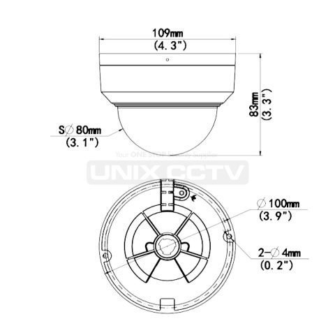 Prime 5MP Starlight 4-In-1 Coax Dome Camera