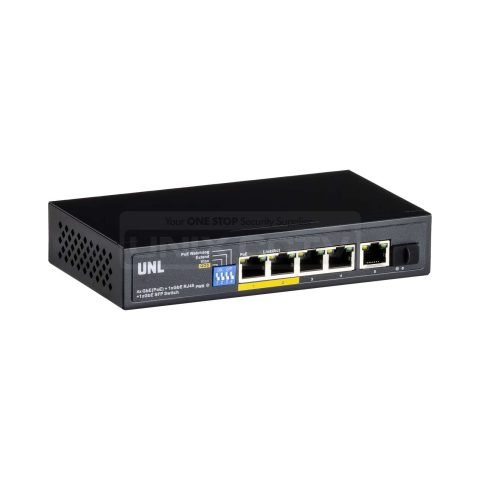 UNL 6 Port Gigabit PoE Switch, AI Functions