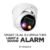 4MP Dual Illumination Turret Network Camera, WizSense AI, Active Deterrence